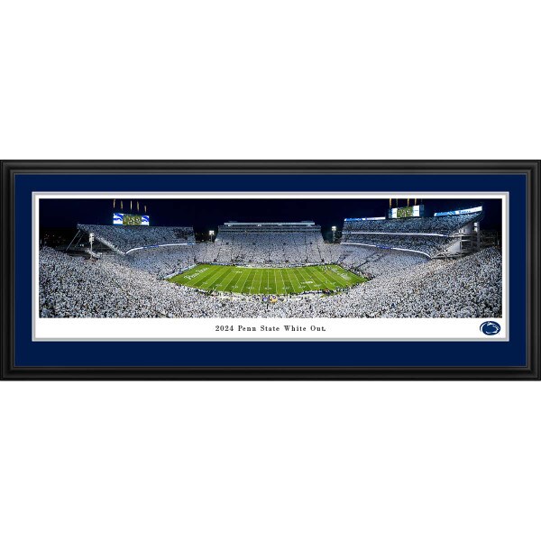 deluxe framed panoramic photo Washington vs Penn State White Out 2024